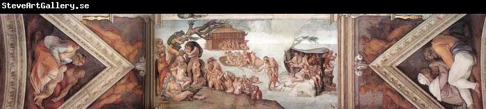 Michelangelo Buonarroti The second bay of the ceiling